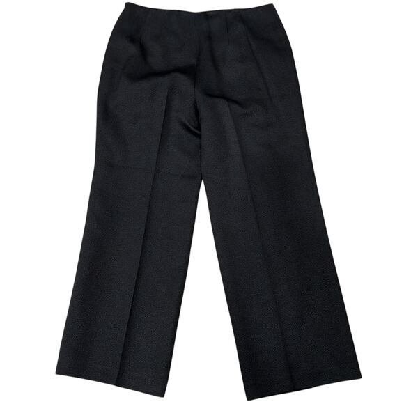 NWT Talbots Women's Silk & Wool Blend Wide Leg Pant Black Size 14 - Picture 2 of 11